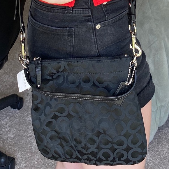 COACH Convertible Black Crossbody Handbag - Picture 14 of 16